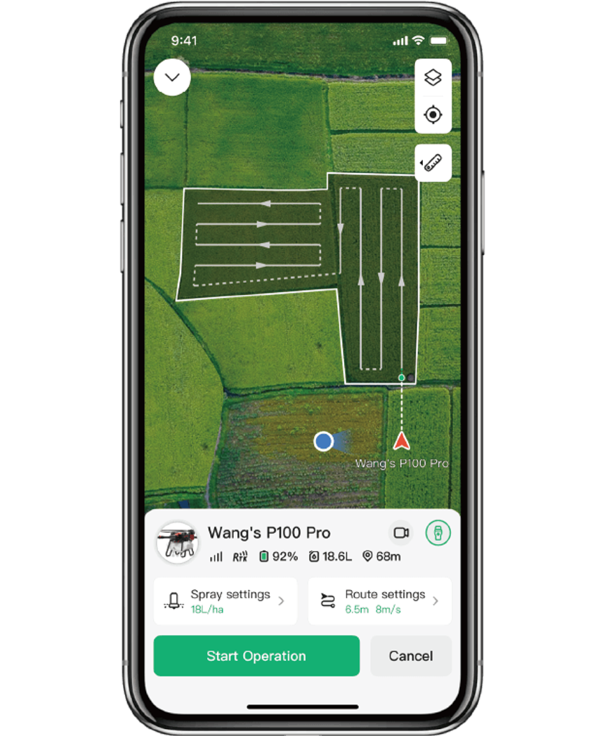 専用アプリ「XAG One」